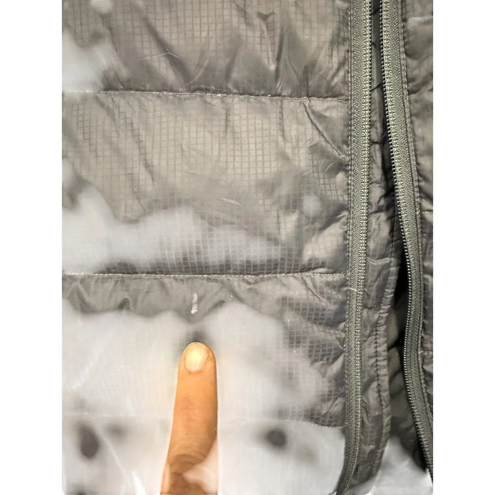 The North Face 600 Fill Down Puffer Jacket Mens XL Tall Gray Light Insulated GUC